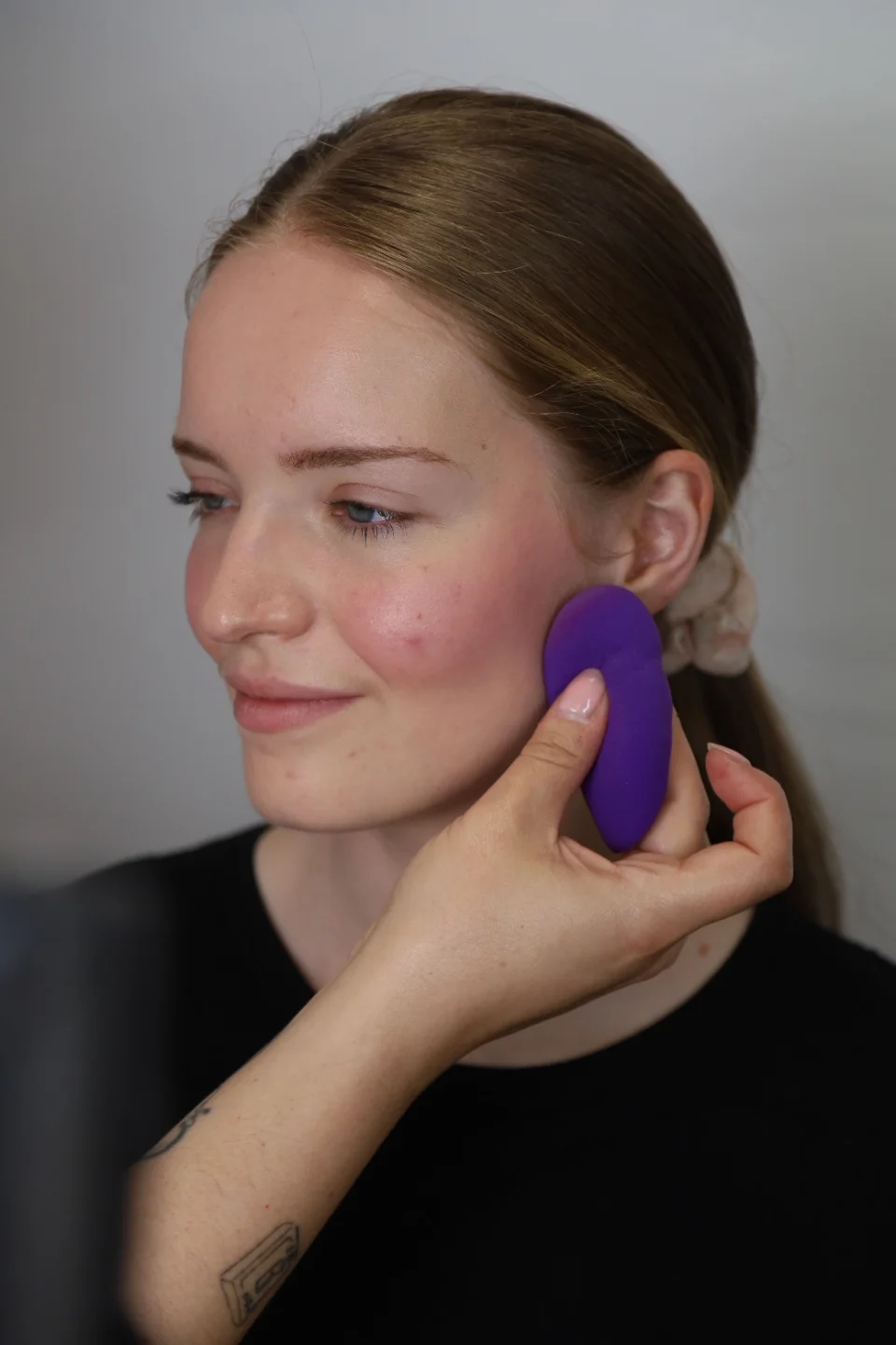 Demostración de automaquillaje